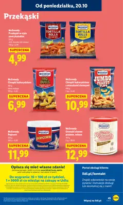 Lidl - gazetka promocyjna Oferta od poniedziałku od poniedziałku 20.10 do środy 22.10 - strona 45