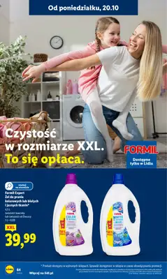 Lidl - gazetka promocyjna Oferta od poniedziałku od poniedziałku 20.10 do środy 22.10 - strona 64