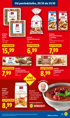 Lidl - gazetka promocyjna Oferta od poniedziałku od poniedziałku 20.10 do środy 22.10 - strona 35