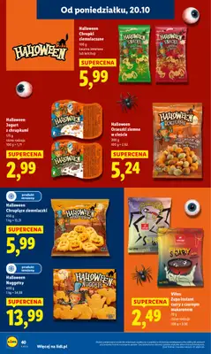 Lidl - gazetka promocyjna Oferta od poniedziałku od poniedziałku 20.10 do środy 22.10 - strona 40