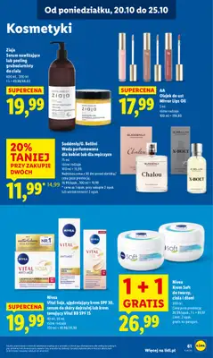 Lidl - gazetka promocyjna Oferta od poniedziałku od poniedziałku 20.10 do środy 22.10 - strona 61