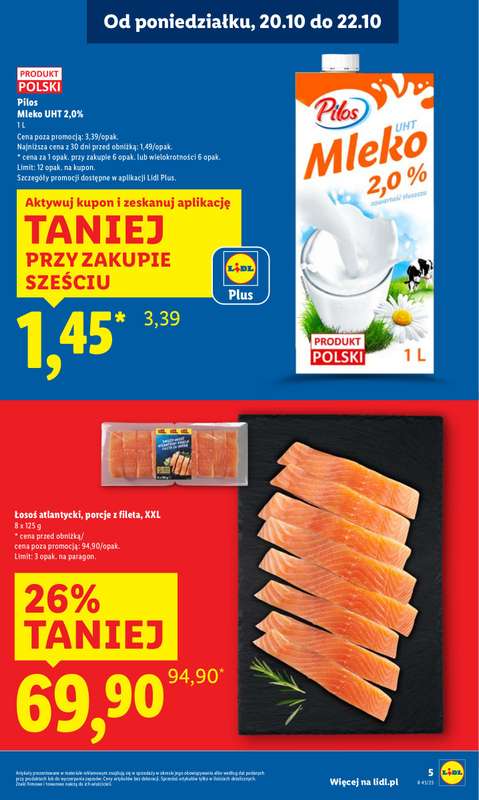Lidl - gazetka promocyjna Oferta od poniedziałku od poniedziałku 20.10 do środy 22.10 - strona 5