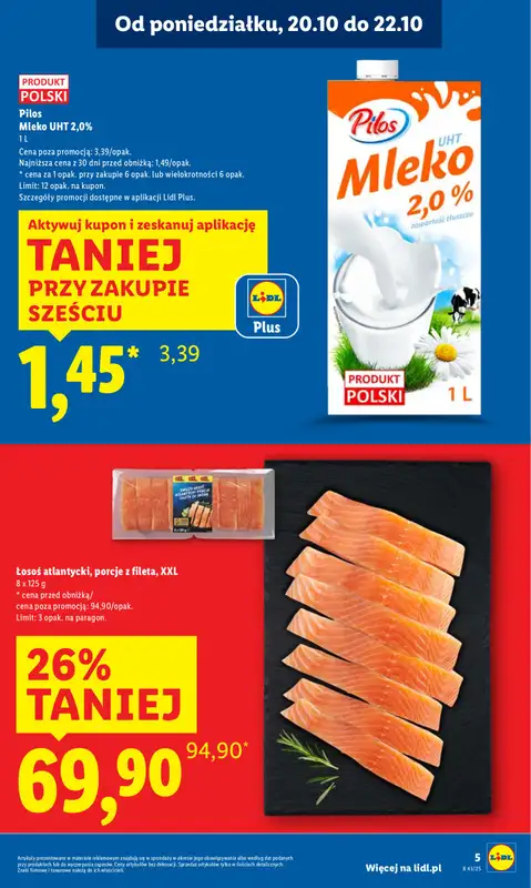 Lidl - gazetka promocyjna Oferta od poniedziałku od poniedziałku 20.10 do środy 22.10 - strona 5