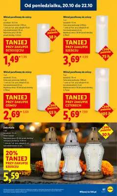 Lidl - gazetka promocyjna Oferta od poniedziałku od poniedziałku 20.10 do środy 22.10 - strona 67