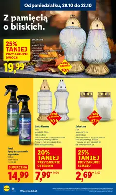 Lidl - gazetka promocyjna Oferta od poniedziałku od poniedziałku 20.10 do środy 22.10 - strona 66