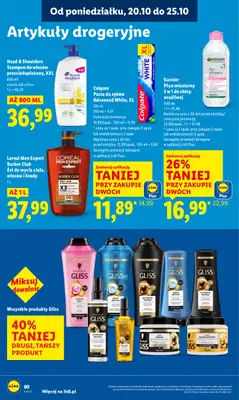 Lidl - gazetka promocyjna Oferta od poniedziałku od poniedziałku 20.10 do środy 22.10 - strona 60