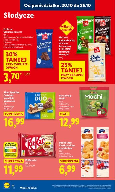 Lidl - gazetka promocyjna Oferta od poniedziałku od poniedziałku 20.10 do środy 22.10 - strona 36