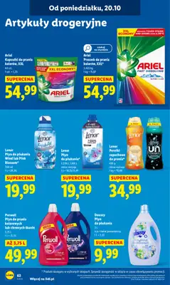 Lidl - gazetka promocyjna Oferta od poniedziałku od poniedziałku 20.10 do środy 22.10 - strona 62