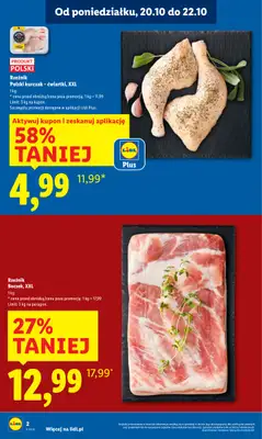 Lidl - gazetka promocyjna Oferta od poniedziałku od poniedziałku 20.10 do środy 22.10 - strona 2