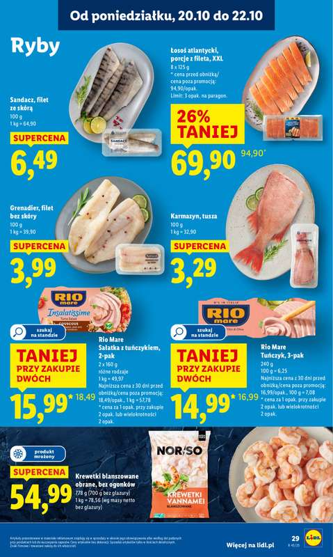 Lidl - gazetka promocyjna Oferta od poniedziałku od poniedziałku 20.10 do środy 22.10 - strona 29