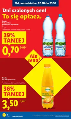 Lidl - gazetka promocyjna Oferta od poniedziałku od poniedziałku 20.10 do środy 22.10 - strona 8