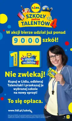 Lidl - gazetka promocyjna Oferta od poniedziałku od poniedziałku 20.10 do środy 22.10 - strona 15