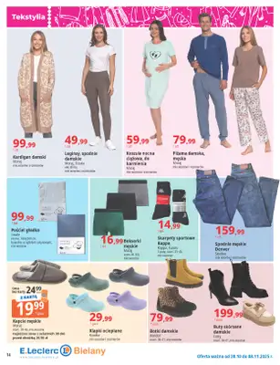 Leclerc - gazetka promocyjna Oferta Bielany I Tanio w E.Leclerc od wtorku 28.10 do soboty 08.11 - strona 14
