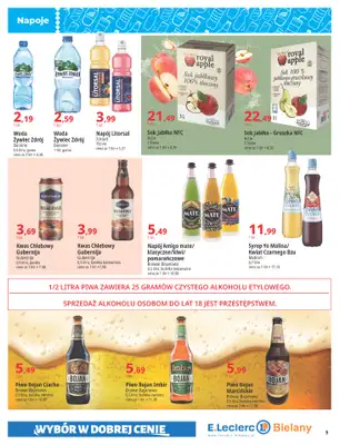 Leclerc - gazetka promocyjna Oferta Bielany I Tanio w E.Leclerc od wtorku 28.10 do soboty 08.11 - strona 9