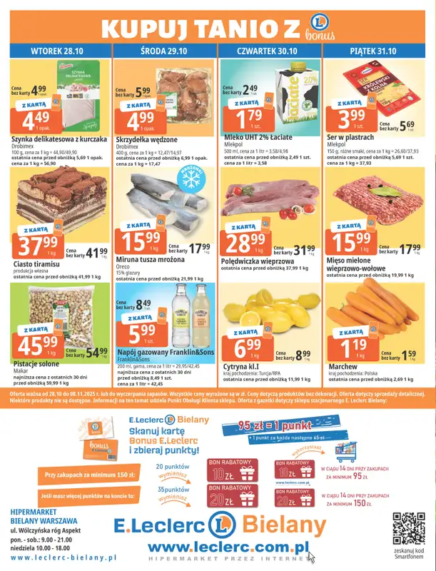 Leclerc - gazetka promocyjna Oferta Bielany I Tanio w E.Leclerc od wtorku 28.10 do soboty 08.11 - strona 16