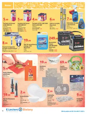 Leclerc - gazetka promocyjna Oferta Bielany I Tanio w E.Leclerc od wtorku 28.10 do soboty 08.11 - strona 12