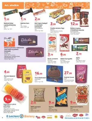 Leclerc - gazetka promocyjna Oferta Bielany I Tanio w E.Leclerc od wtorku 28.10 do soboty 08.11 - strona 6