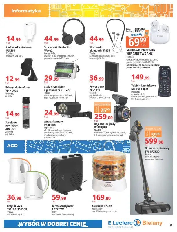 Leclerc - gazetka promocyjna Oferta Bielany I Tanio w E.Leclerc od wtorku 28.10 do soboty 08.11 - strona 15