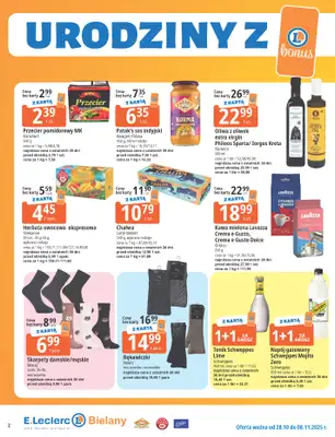 Leclerc - gazetka promocyjna Oferta Bielany I Tanio w E.Leclerc od wtorku 28.10 do soboty 08.11 - strona 2