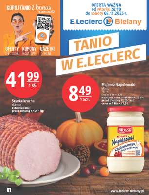 Leclerc - gazetka promocyjna Oferta Bielany I Tanio w E.Leclerc od wtorku 28.10 do soboty 08.11