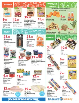 Leclerc - gazetka promocyjna Oferta Bielany I Tanio w E.Leclerc od wtorku 28.10 do soboty 08.11 - strona 5