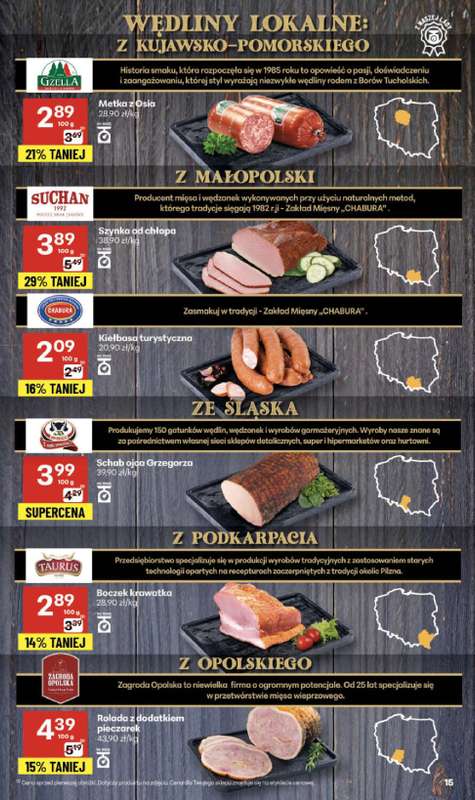 Delikatesy Centrum - gazetka promocyjna Gazetka  do środy 29.10 - strona 15