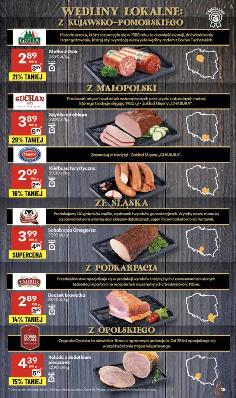 Delikatesy Centrum - gazetka promocyjna Gazetka  do środy 29.10 - strona 15