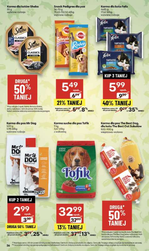 Delikatesy Centrum - gazetka promocyjna Gazetka  do środy 29.10 - strona 36
