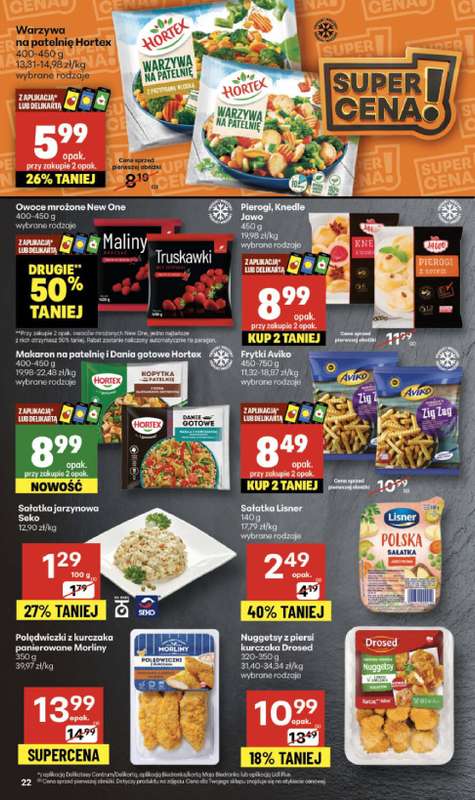 Delikatesy Centrum - gazetka promocyjna Gazetka  do środy 29.10 - strona 22