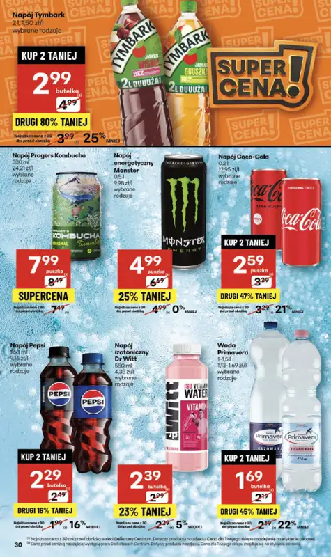 Delikatesy Centrum - gazetka promocyjna Gazetka  do środy 29.10 - strona 30