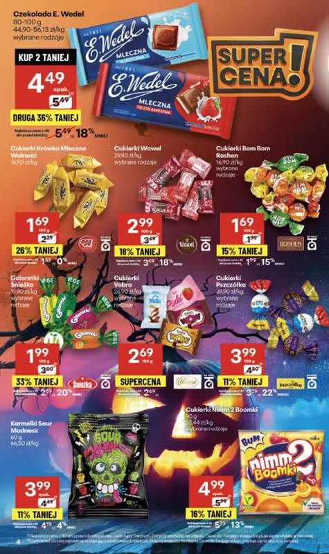 Delikatesy Centrum - gazetka promocyjna Gazetka  do środy 29.10 - strona 4