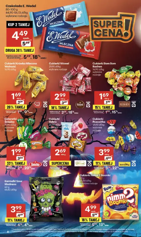 Delikatesy Centrum - gazetka promocyjna Gazetka  do środy 29.10 - strona 4