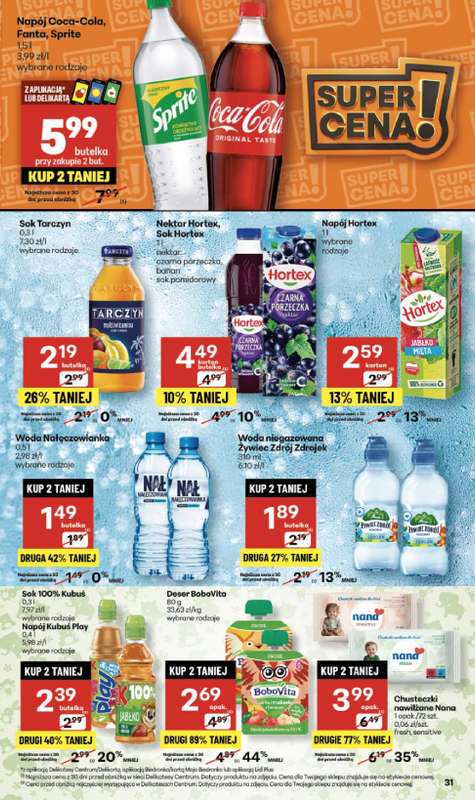 Delikatesy Centrum - gazetka promocyjna Gazetka  do środy 29.10 - strona 31