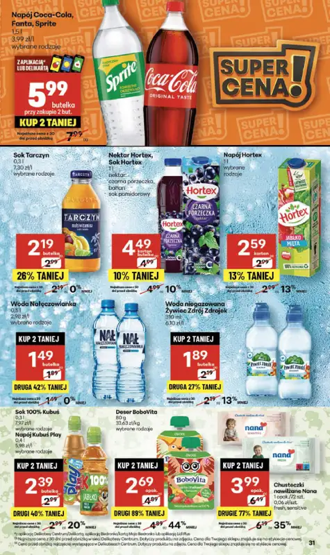 Delikatesy Centrum - gazetka promocyjna Gazetka  do środy 29.10 - strona 31