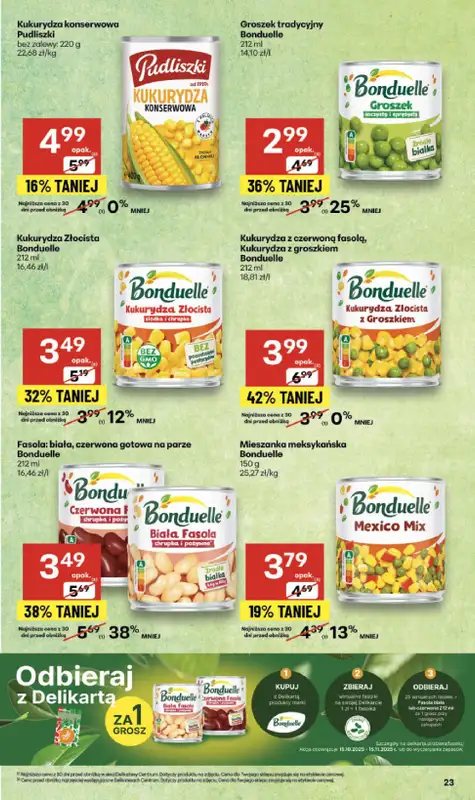 Delikatesy Centrum - gazetka promocyjna Gazetka  do środy 29.10 - strona 23
