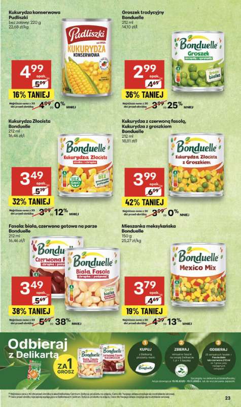 Delikatesy Centrum - gazetka promocyjna Gazetka  do 艣rody 29.10 - strona 23 Delikatesy Centrum - gazetka promocyjna Gazetka  do 艣rody 29.10 - strona 23