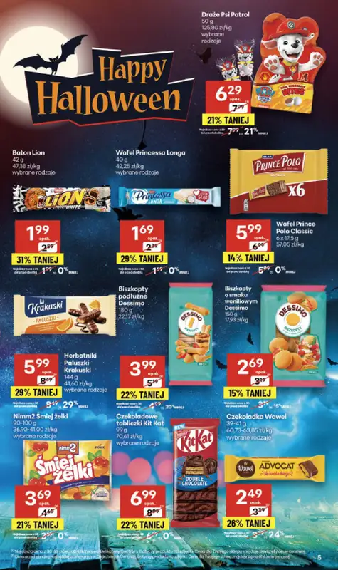 Delikatesy Centrum - gazetka promocyjna Gazetka  do środy 29.10 - strona 5
