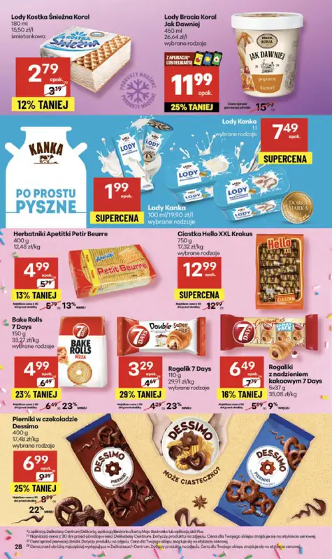 Delikatesy Centrum - gazetka promocyjna Gazetka  do środy 29.10 - strona 28