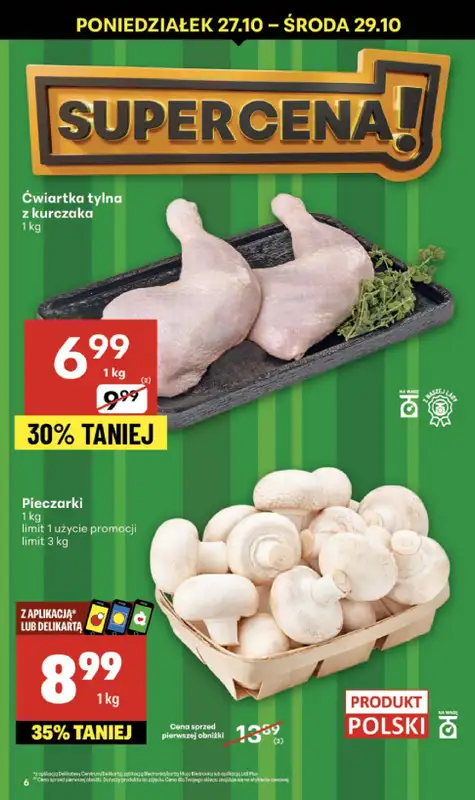 Delikatesy Centrum - gazetka promocyjna Gazetka  do środy 29.10 - strona 6