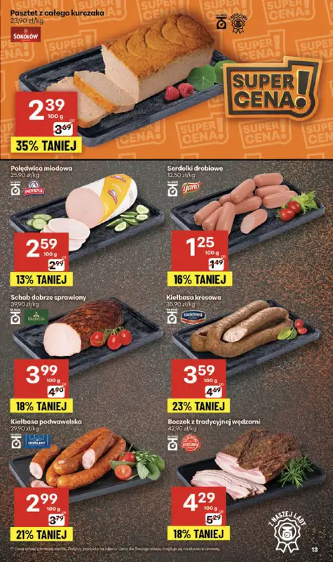 Delikatesy Centrum - gazetka promocyjna Gazetka  do środy 29.10 - strona 13