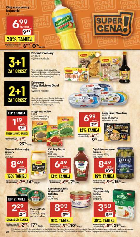Delikatesy Centrum - gazetka promocyjna Gazetka  do środy 29.10 - strona 24