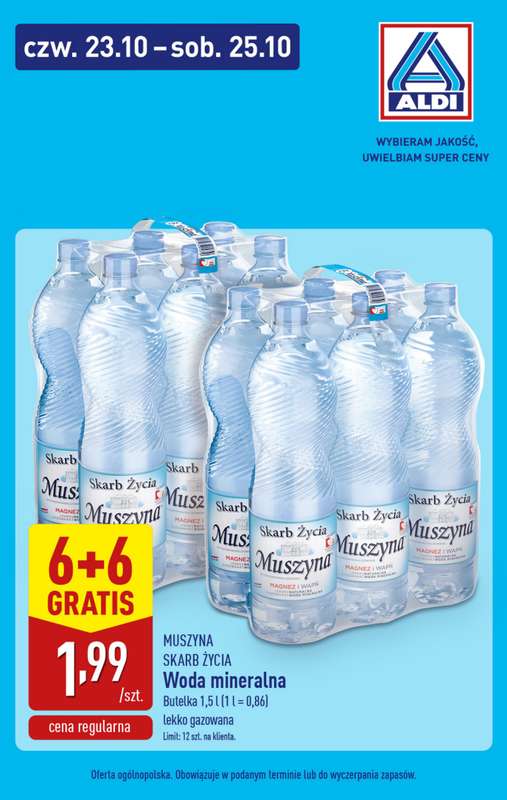Aldi - gazetka promocyjna Super oferty na weekend! od czwartku 23.10 do soboty 25.10 - strona 6 Aldi - gazetka promocyjna Super oferty na weekend! od czwartku 23.10 do soboty 25.10 - strona 6