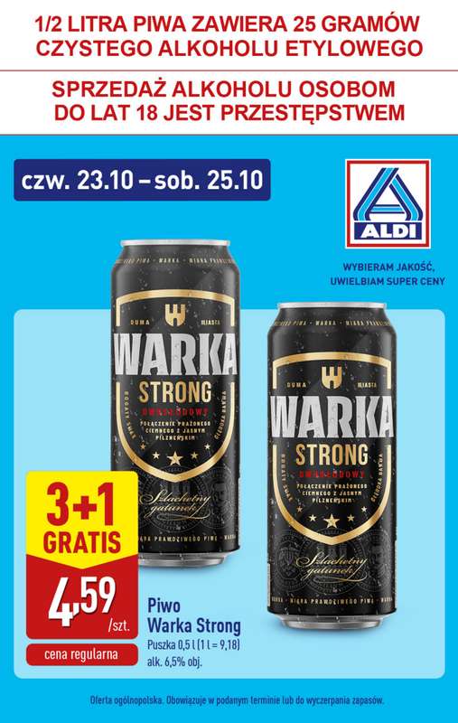 Aldi - gazetka promocyjna Super oferty na weekend! od czwartku 23.10 do soboty 25.10 - strona 8