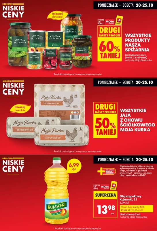Biedronka - gazetka promocyjna Biedronkowe oszczędności od poniedziałku 20.10 do środy 22.10 - strona 5
