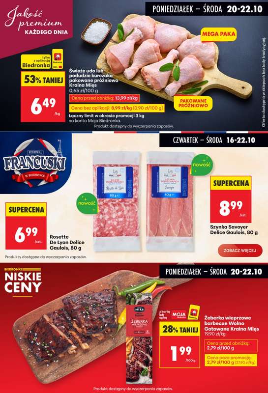 Biedronka - gazetka promocyjna Biedronkowe oszczędności od poniedziałku 20.10 do środy 22.10 - strona 4