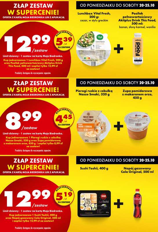 Biedronka - gazetka promocyjna Biedronkowe oszczędności od poniedziałku 20.10 do środy 22.10 - strona 9