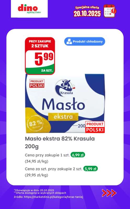Dino - gazetka promocyjna Specjalna oferta na 20.10.2025 - promocje spoza gazetki od poniedziałku 20.10 do poniedziałku 20.10 - strona 5