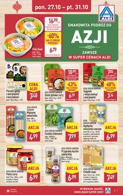Aldi - gazetka promocyjna Smakowita podr贸偶 do Azji! od poniedzia艂ku 27.10 do pi膮tku 31.10 Aldi - gazetka promocyjna Smakowita podr贸偶 do Azji! od poniedzia艂ku 27.10 do pi膮tku 31.10
