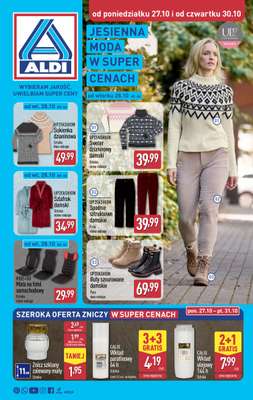 Aldi - gazetka promocyjna Aldi ma to coś! od poniedziałku 27.10 do piątku 31.10 Aldi - gazetka promocyjna Aldi ma to coś! od poniedziałku 27.10 do piątku 31.10