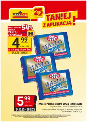 Hitpol - gazetka promocyjna Mega HIT! od piątku 24.10 do piątku 31.10